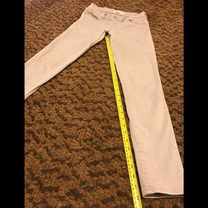 Levi’s 711 Discontinued Grey Silver Skinny Jeans